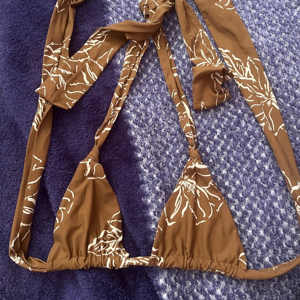 Stone fox swim brown cocoa top medium